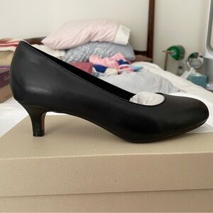 Clarks Classic Black Heels